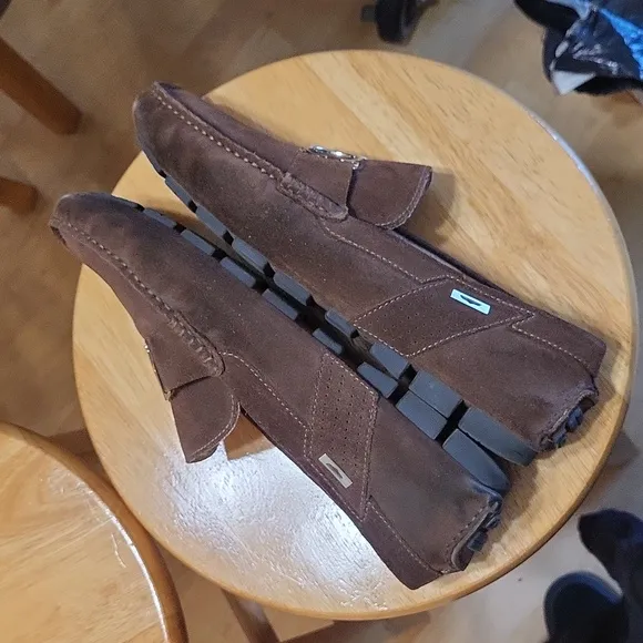 Alberto Guardiani Brown Suede Loafer Moccasins
