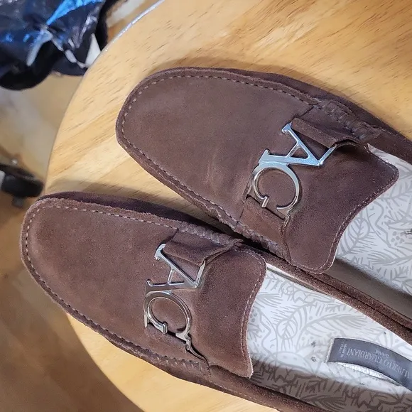 Alberto Guardiani Brown Suede Loafer Moccasins