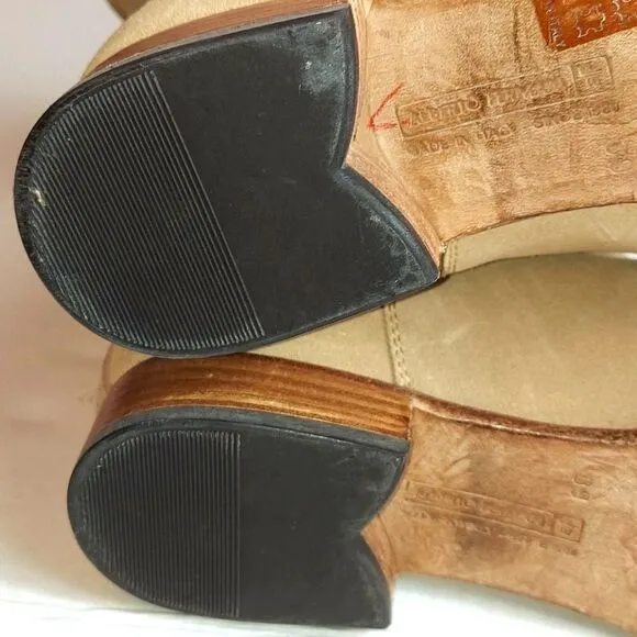 Alberto Fermani Tan Suede Slouchy Ankle Boots Sz EUR 39 / US 8-8.5