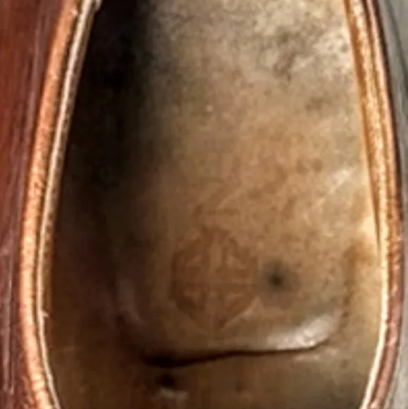 Alden 4051 Vintage Split toe Ripple sole Derby Brown Sz 11.5