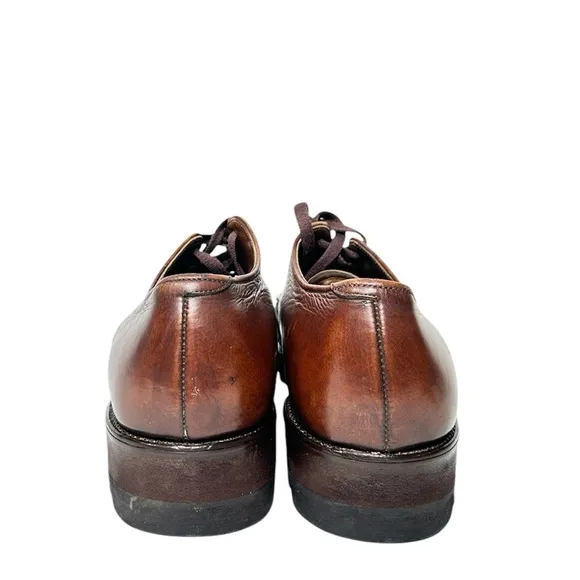 Alden 4051 Vintage Split toe Ripple sole Derby Brown Sz 11.5