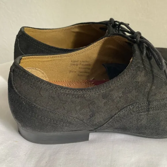 ALDO Megantic Velvet Oxford Leather Black Men Shoes with stars Size 9