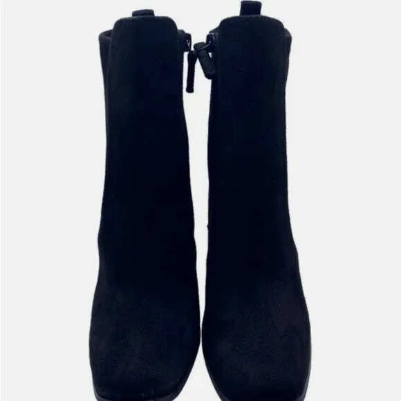 Aldo NEW Women's Boots Aurla Black Vegan Rhinestone Glam Heeled Night Out Size 9