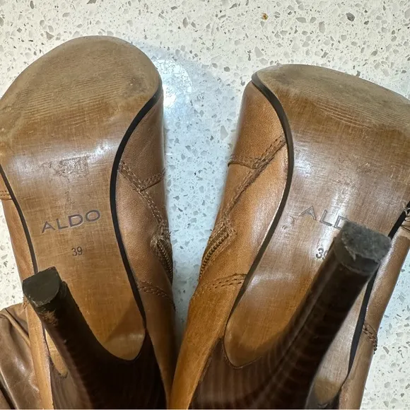 Aldo’s Women’s Frihaga Boots Heels Shoes Size 8.5 (39)