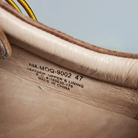 Alegria Men's Graham Moq Leather EU 47 PG Lite Chukka Moccasins Boat Shoes
