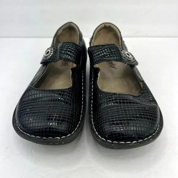 Alegria Women's Mary Jane Paloma Jazzy Black Shoes
