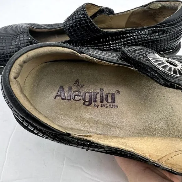 Alegria Women's Mary Jane Paloma Jazzy Black Shoes