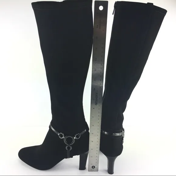 Alex Marie Stilleto Microsuade Heeled Boots