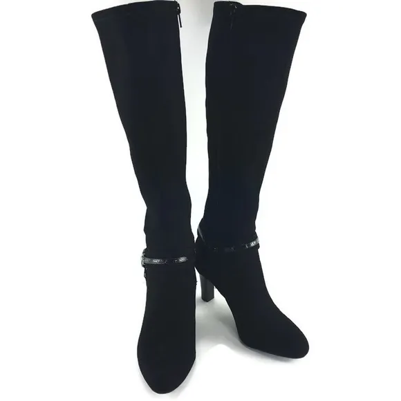 Alex Marie Stilleto Microsuade Heeled Boots