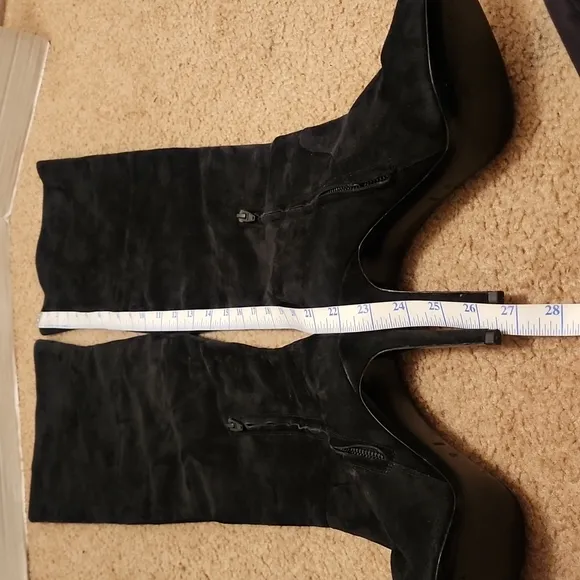 Alexander Wang Suede Over the Knee Heeled Boots