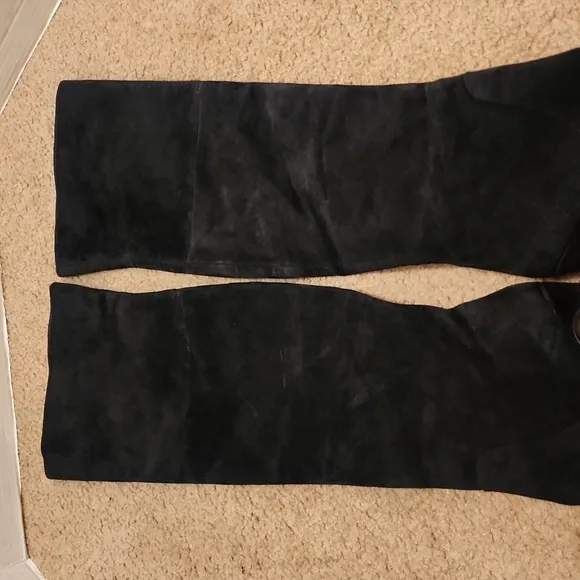 Alexander Wang Suede Over the Knee Heeled Boots