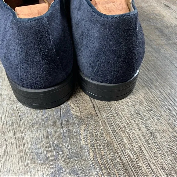 Alfani Blue Suede Shoes Size 11 M, Cap Toe. &quot;Eric&quot;
