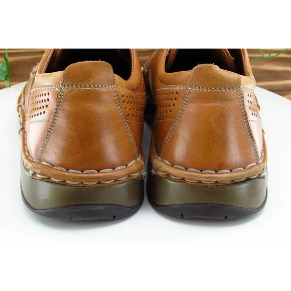 Alfani Shoes Sz‎ 10 M Brown Derby Oxfords Leather Men