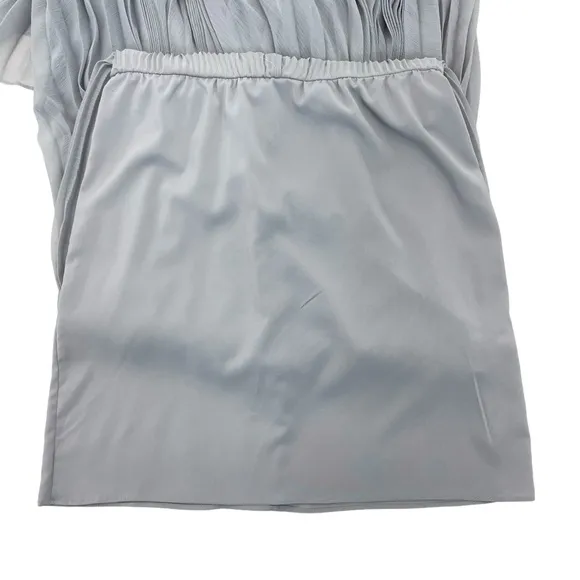 Alice   Olivia Ava Pleated Maxi Skirt 2 Gray