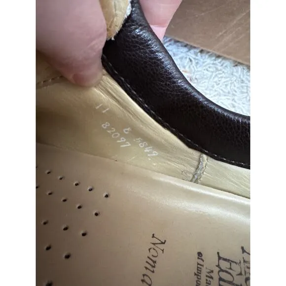 ALLAN EDMONDS Nomad Leather Shoes Size 11