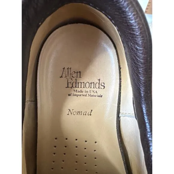 ALLAN EDMONDS Nomad Leather Shoes Size 11