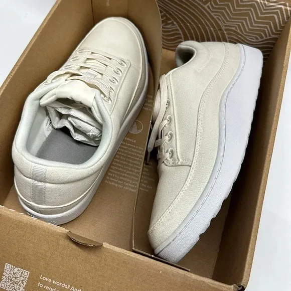 Allbirds Canvas Pacer Sneakers Mids Athletic Shoes in Natural White New Men's 10