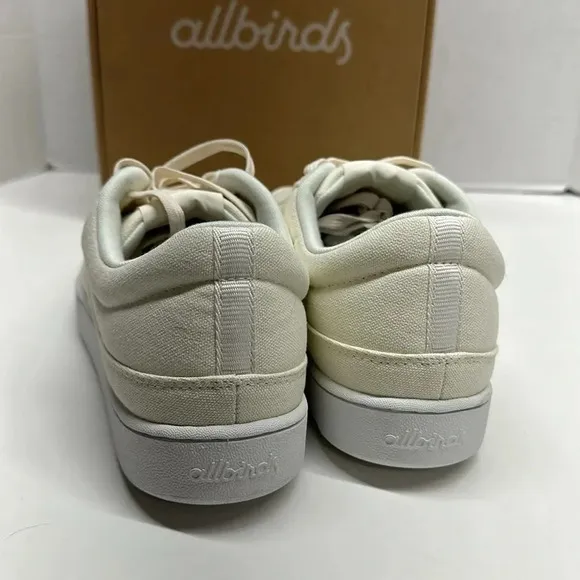 Allbirds Canvas Pacer Sneakers Mids Athletic Shoes in Natural White New Men's 10