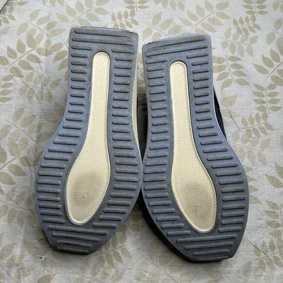 Allbirds Risers Cotton Canvas Shoes Women's Size 8‎ Navy Sneakers Blue