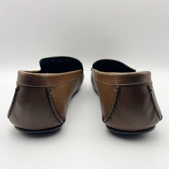 Allen Edmond Mens Super Sport Driving Shoe US 10D EU 44 Brown Leather EUC