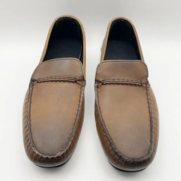 Allen Edmond Mens Super Sport Driving Shoe US 10D EU 44 Brown Leather EUC