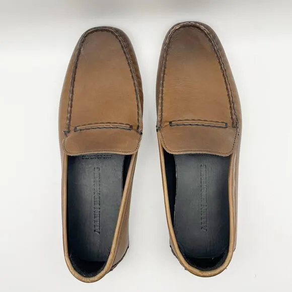 Allen Edmond Mens Super Sport Driving Shoe US 10D EU 44 Brown Leather EUC