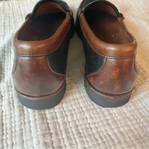 Allen Edmonds | Black and Brown Penny Loafer Holton Leather Slip-On Shoes