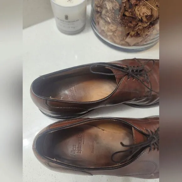 Allen Edmonds Bradley Oxford dress shoes size 13 B cognac brown