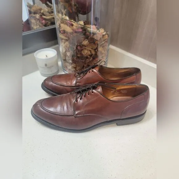 Allen Edmonds Bradley Oxford dress shoes size 13 B Shell Cordovan cognac brown