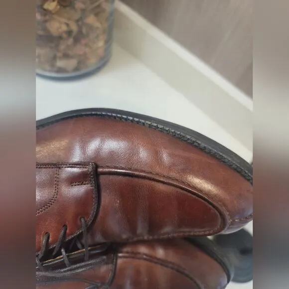 Allen Edmonds Bradley Oxford dress shoes size 13 B Shell Cordovan cognac brown