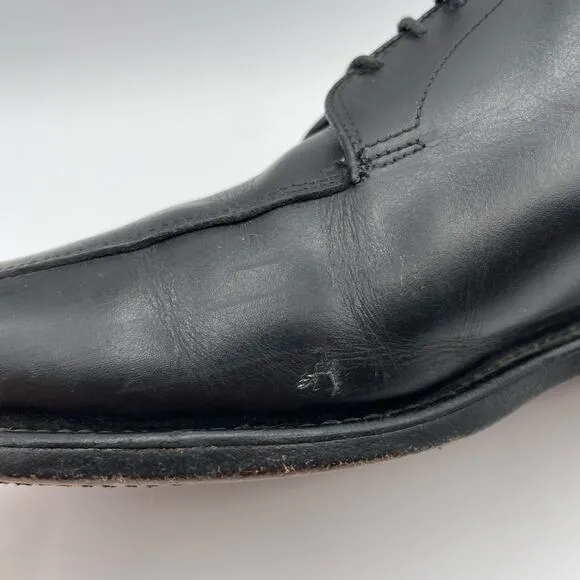 Allen Edmonds Delray Blucher Dress Shoe Black Leather Derby Oxford Shoes 10 D