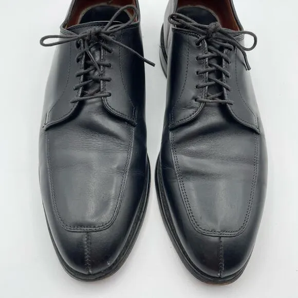 Allen Edmonds Delray Blucher Dress Shoe Black Leather Derby Oxford Shoes 10 D