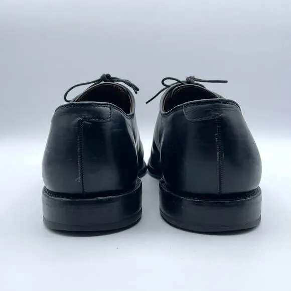 Allen Edmonds Delray Blucher Dress Shoe Black Leather Derby Oxford Shoes 10 D