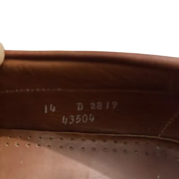 Allen Edmonds Eastport Boat Shoes 14D Deck Shoes Leather Casual 3 Eye Daily