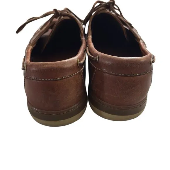 Allen Edmonds Eastport Boat Shoes 14D Deck Shoes Leather Casual 3 Eye Daily