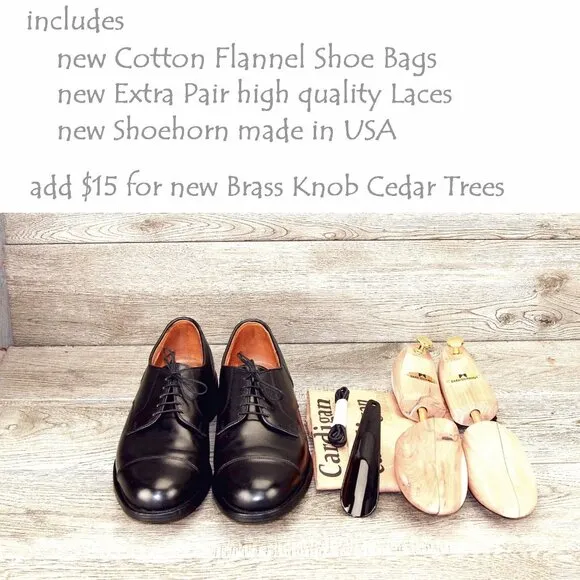 Allen Edmonds FAIRGATE 11.5 D Black * add $15 new Cedar Trees
