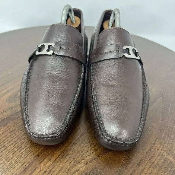 Allen Edmonds Martin Penny Loafer Shoes Women's‎ 9D Brown Leather Moc Boat Flat