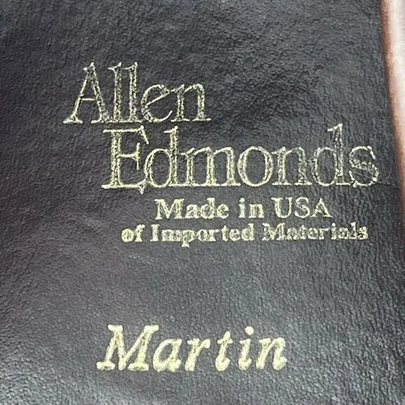 Allen Edmonds Martin Penny Loafer Shoes Women's‎ 9D Brown Leather Moc Boat Flat
