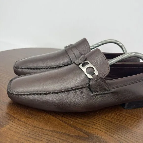 Allen Edmonds Martin Penny Loafer Shoes Women's‎ 9D Brown Leather Moc Boat Flat