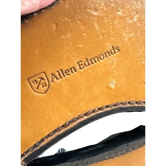 Allen Edmonds Park Avenue Mens Black Leather Oxford Shoes Size 11.5B SKU 7177