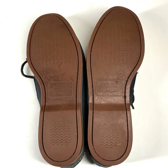 Allen Edmonds Shoes Mens 11 D Leather Boat Shoe Loafer Casual Slip On FORCE 10