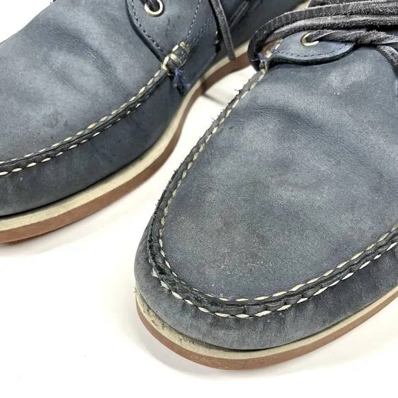 Allen Edmonds Shoes Mens 11 D Leather Boat Shoe Loafer Casual Slip On FORCE 10