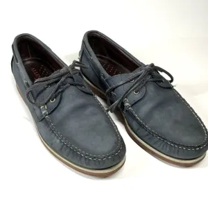 Allen Edmonds Shoes Mens 11 D Leather Boat Shoe Loafer Casual Slip On FORCE 10