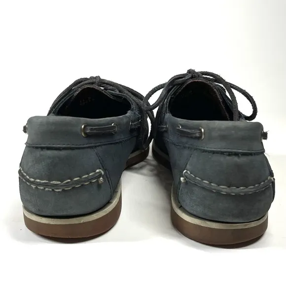 Allen Edmonds Shoes Mens 11 D Leather Boat Shoe Loafer Casual Slip On FORCE 10