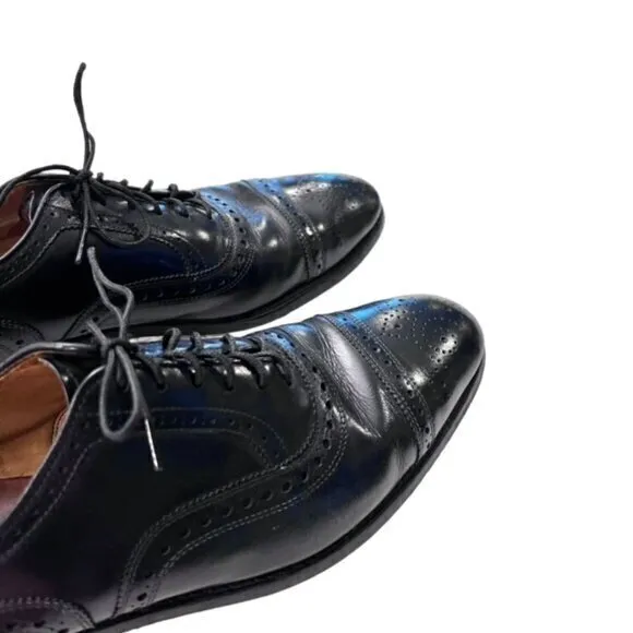 Allen Edmonds Strand Men’s Black Shoes Size‎ 9.5 A Lace Up Office Formal