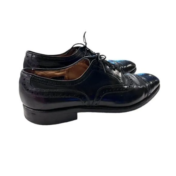 Allen Edmonds Strand Men’s Black Shoes Size‎ 9.5 A Lace Up Office Formal