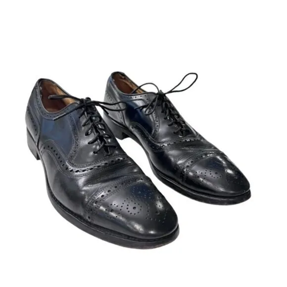 Allen Edmonds Strand Men’s Black Shoes Size‎ 9.5 A Lace Up Office Formal