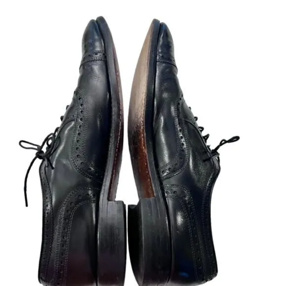 Allen Edmonds Strand Men’s Black Shoes Size‎ 9.5 A Lace Up Office Formal