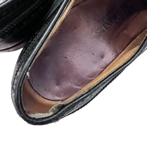 Allen Edmonds Strand Men’s Black Shoes Size‎ 9.5 A Lace Up Office Formal