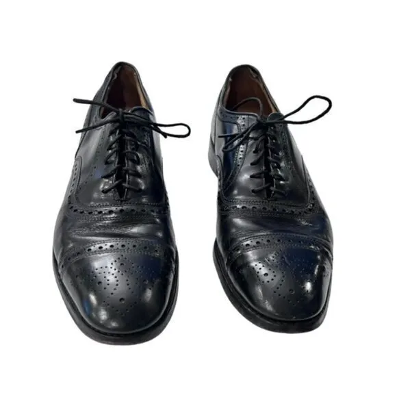 Allen Edmonds Strand Men’s Black Shoes Size‎ 9.5 A Lace Up Office Formal